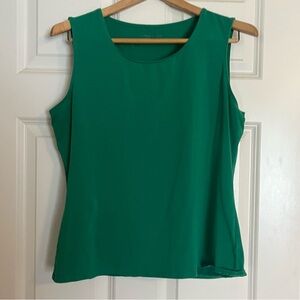 Green Sleeveless Women's Top